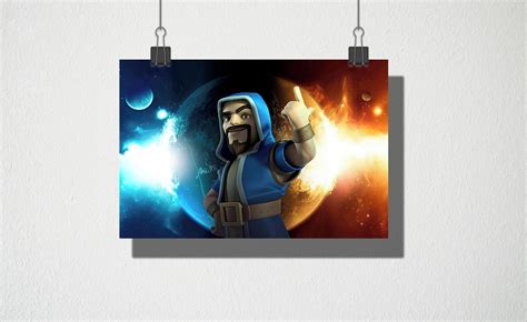 Poster A3 Mago Clash Of Clans No Elo7 Owl Store Ef8663