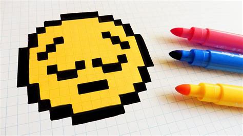 Pixel Art Hecho A Mano Como Dibujar Un Emoji Como Dibujar Un Emoji Images