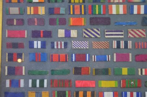 Sold Price A Collection Of British Military Medal Ribbons May 3