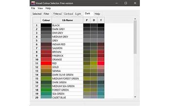 Visual Colour Selector screenshot #0