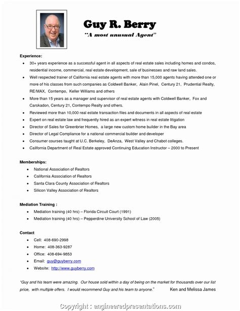You have to list whether you specialize in. Newest Real Estate Agent Resume Realtor Resume Examples ...