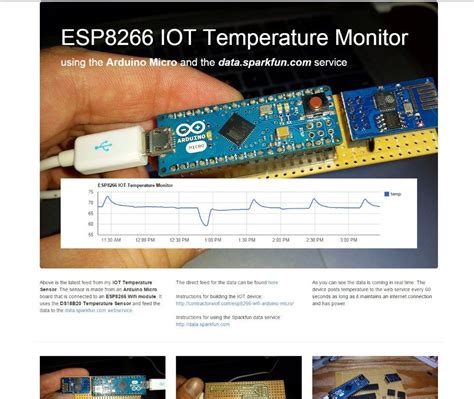 Update See The Module Posting Temperature Updates In Real Time Using A