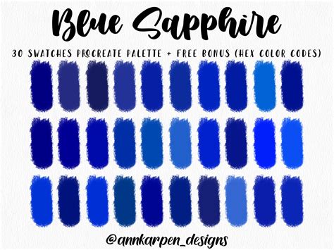 Blue Sapphire Color Chart Lupon Gov Ph