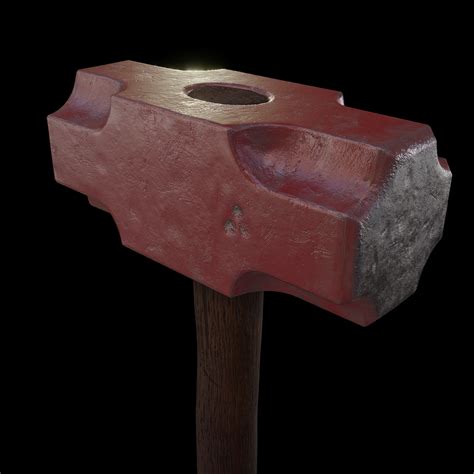 Hammer Low Poly Pbr Game Ready Free Vr Ar Low Poly 3d Model Cgtrader
