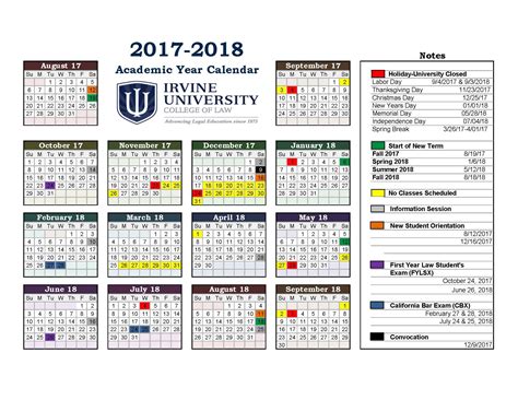 All dates are subject to change. 2017-2018 Academic Calendar IU1