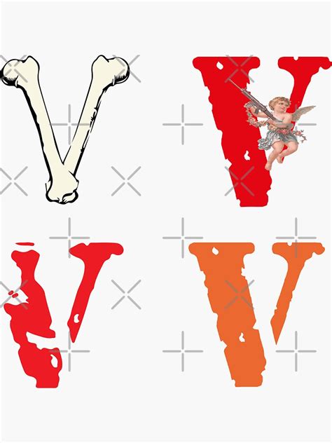 Vlone Stickers Pack Sticker For Sale By Urhypegal Redbubble
