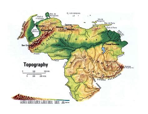 Mapa Topografico Del Mundo