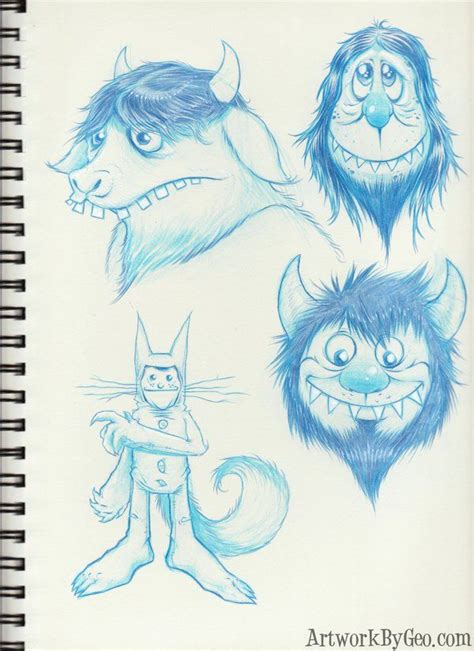 Where The Wild Things Are By Artworkbygeo On Deviantart Wild Art