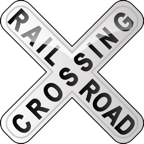 Railroad Crossing Sign Png Original Size Png Image Pngjoy