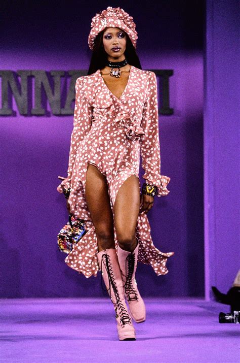 Anna Sui Spring Ready To Wear Fashion Show Naomi Campbell