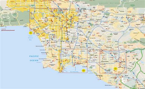 Greater Los Angeles Area Map