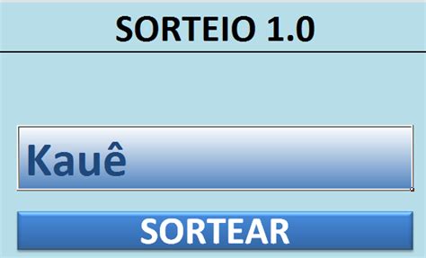 Os apaixonados por futebol precisam ficar. Sorteio 1.0 - Excel VBA - Guia do Excel