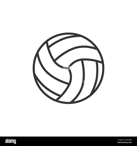 Volleyball Icon Vector Illustration Stock Vector Image And Art Alamy
