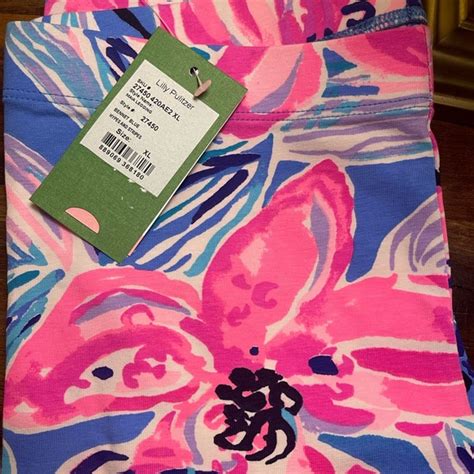 Lilly Pulitzer Bottoms Lilly Pulitzer Girls Xl Maia Legging Hypes And Stripes Nwt Poshmark