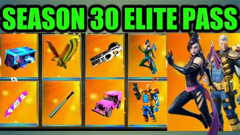 Free fire is the ultimate survival shooter game available on mobile. FREE FIRE SEASON 30 ELITE PASS FULL DETAILS||FREE FIRE ...