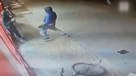 London Stabbings Cctv Shows Moment 15 Year Old Jay Hughes Knifed To
