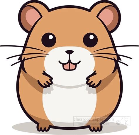 Animal Faces Clipart Cute Baby Hamster