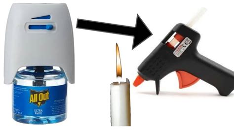 How To Make A Candle Hot Glue Gun From Mosquito Machine Youtube