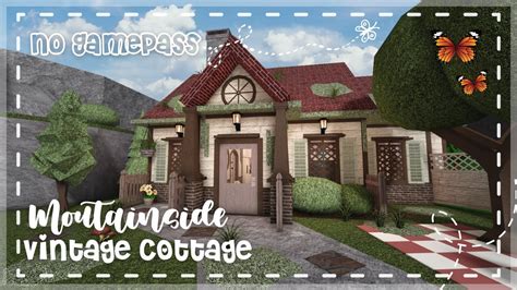 No Gamepass Mountainside Vintage Cottage And Tour Bloxburg Itapixca