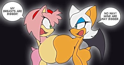Rule 34 Amy Rose Angry Argument Ass Bat Big Breasts Breasts Contest Couple Dialogue Eye