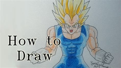 How To Draw Vegeta Super Saiyan 2 From Dragon Ball Z By