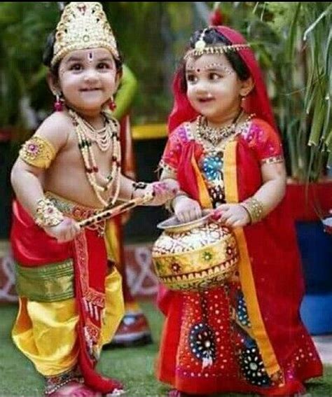 Little Radha And Krishna Look Them They Look Really Like 43 Off