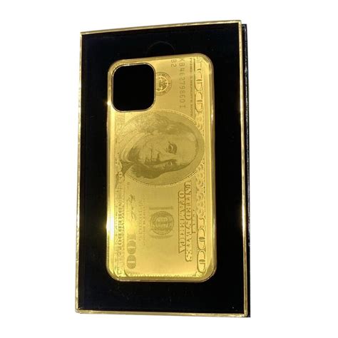 24k Gold Dollar Limited Iphone 14 Pro And 14 Pro Max Case