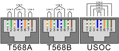 The diagram below illustrates cabling when there are two cat5/6 or more cables installed at each location with a patch panel in place. How can an Ethernet cable be used as a phone line? - Quora