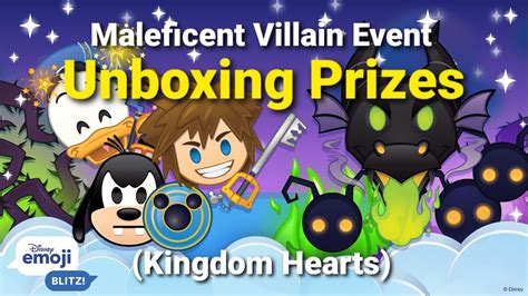 Disney Emoji Blitz Unboxing Prizes Maleficent Villain Event Kingdom