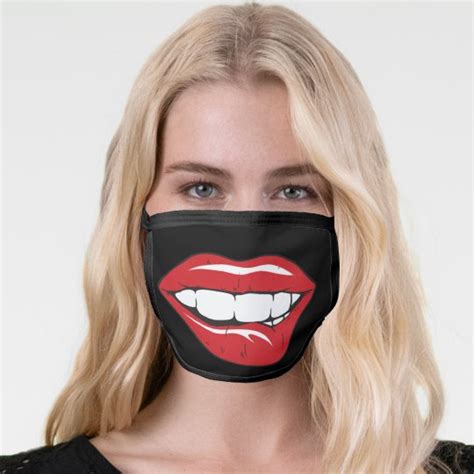 Sexy Red Lips Face Mask Uk