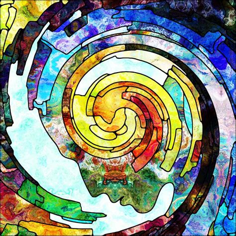 Illusion Of Spiral Color Stock Illustration Illustration Of Creativity