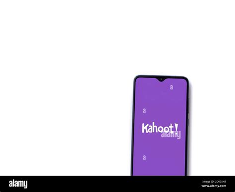 Lod Israel July 8 2020 Kahoot App Launch Screen With Logo On The