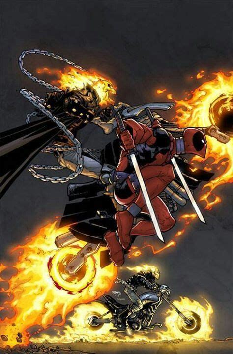 Deadpool And Ghost Riders Ghost Rider Marvel Ghost Rider Marvel