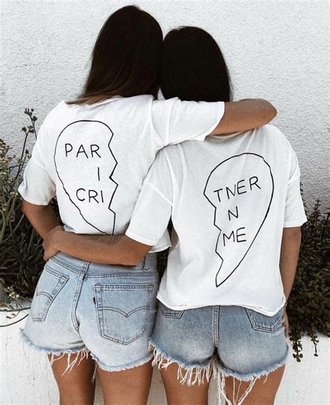 Partner In Crime Bestie Tee Tner With Images Best Friend Outfits