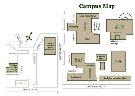 Campus Map Marine Home Center