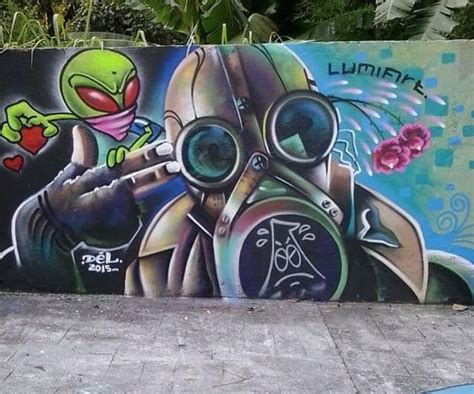 Dél Grafites Brazil 2015 Arte urbano Graffitis Arte