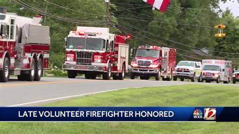 Fallen Volunteer Firefighter Honored During Procession