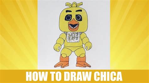 How To Draw Chica Fnaf Как нарисовать Чика ФНАФ Youtube
