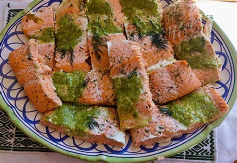 Butterfly fillet the 2 center cuts of salmon. Costco Salmon Milano with Basil Pesto Butter is delicious ...