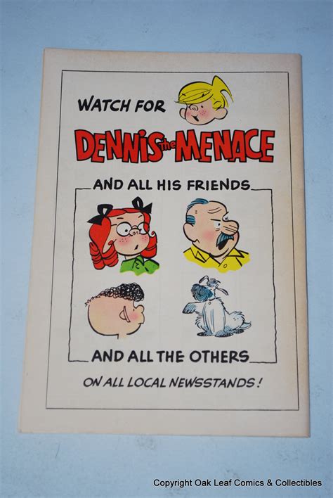 Dennis The Menace And Margaret 1 Happy Birthday Margaret Comic 1969 Vf
