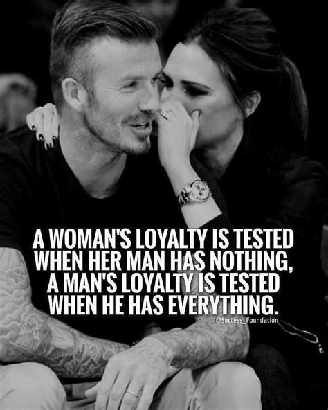 A Woman's Loyalty Is Tested When Her Man Has Nothing, A Man's Loyalty Is Tested When He Has 