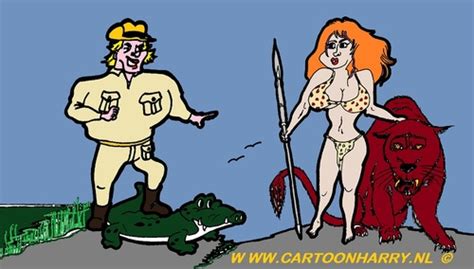 Cavewoman And Steve Van Cartoonharry Love Cartoon Toonpool