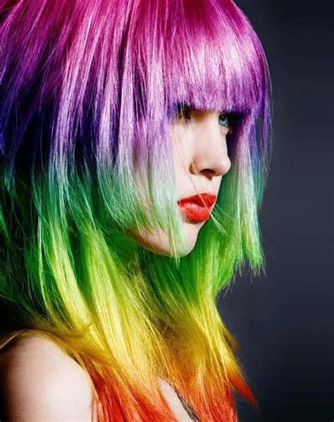 Pin By Sweet Kandy On Beautiful Hair Styles Bright Hair Colors