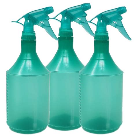 Heavy Duty Plastic 30 Ounce Green Spray Bottles Pack Of 3 Walmart