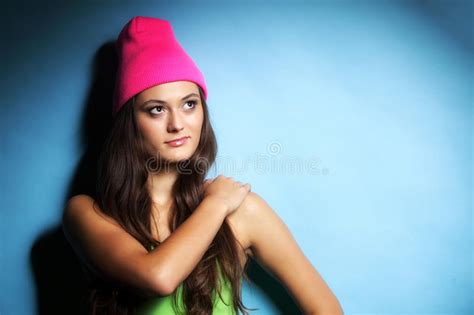Portrait Of Beautiful Young Sporty Active Woman Stock Photo Image Of