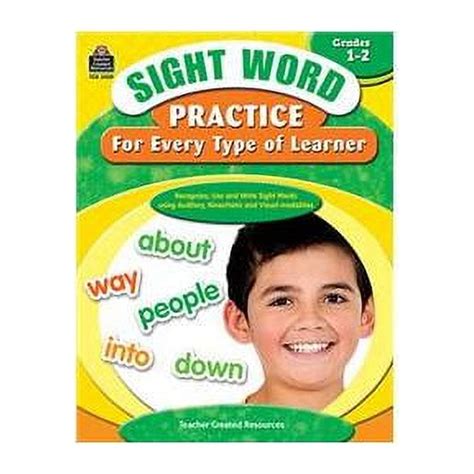 Teacher Created Resources Sight Word Practice For Every Type Of Learner