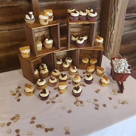 Rustic Cupcake Stand X Wedding Crates Rustic Wedding Etsy Rustic