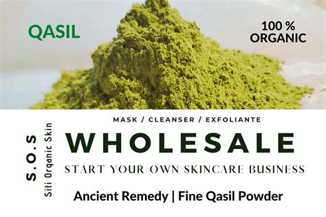 Wholesale Organic Qasil Facial Mask Powder Cleanses Etsy
