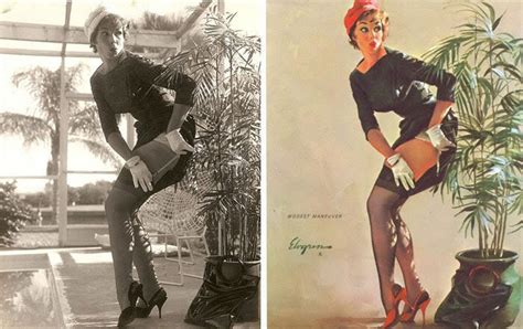 Gil Elvgren Pin Up Models Photos And Art Before And After Etsy