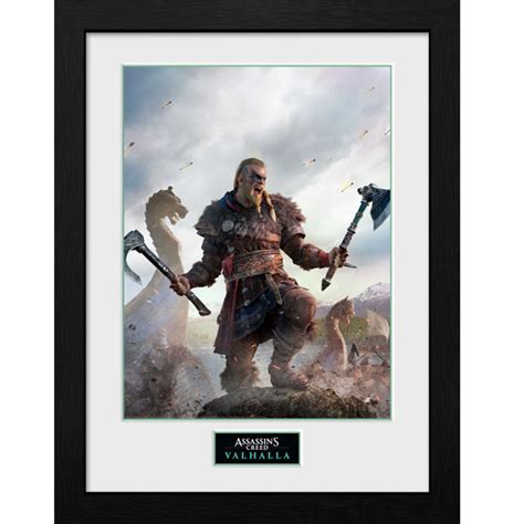 Assassins Creed Valhalla Gold Edition Framed Print Poster PlayGoSmart